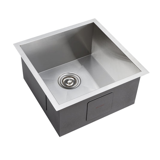 Handmade 18 Gauge Stainless Steel 18 in. Undermount Bar Sink