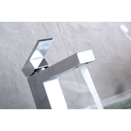 Single Hole Single-Handle Bathroom Faucet with drain in Chrome