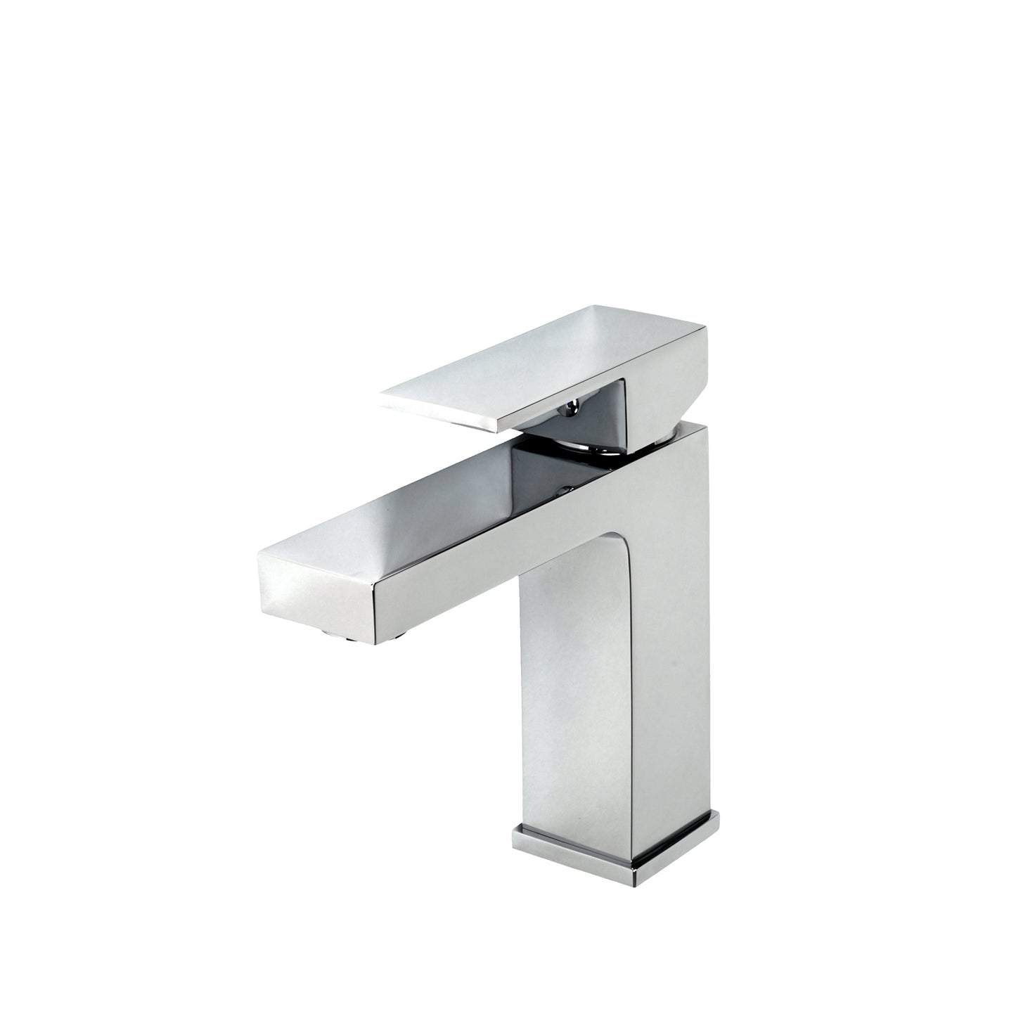 Single Hole Single-Handle Bathroom Faucet with drain in Chrome