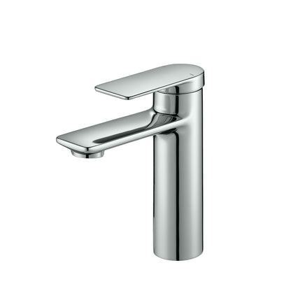 Single Hole Single-Handle Bathroom Faucet with drain in Chrome