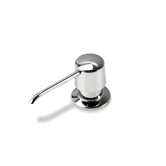 Countertop Deck-Mount Metal Soap and Lotion Dispenser in Chrome