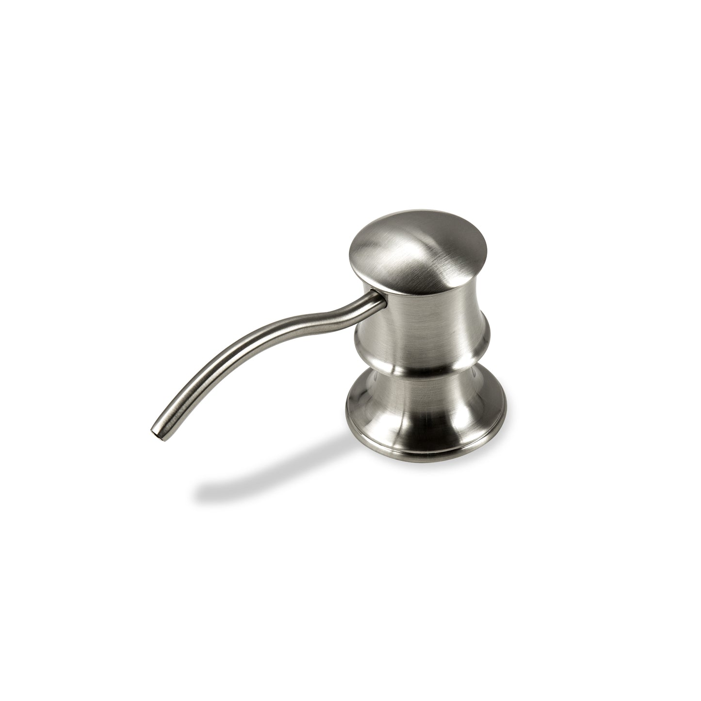 SC05-TB Countertop Deck-Mount Metal Soap and Lotion Dispenser in Brushed Nickel