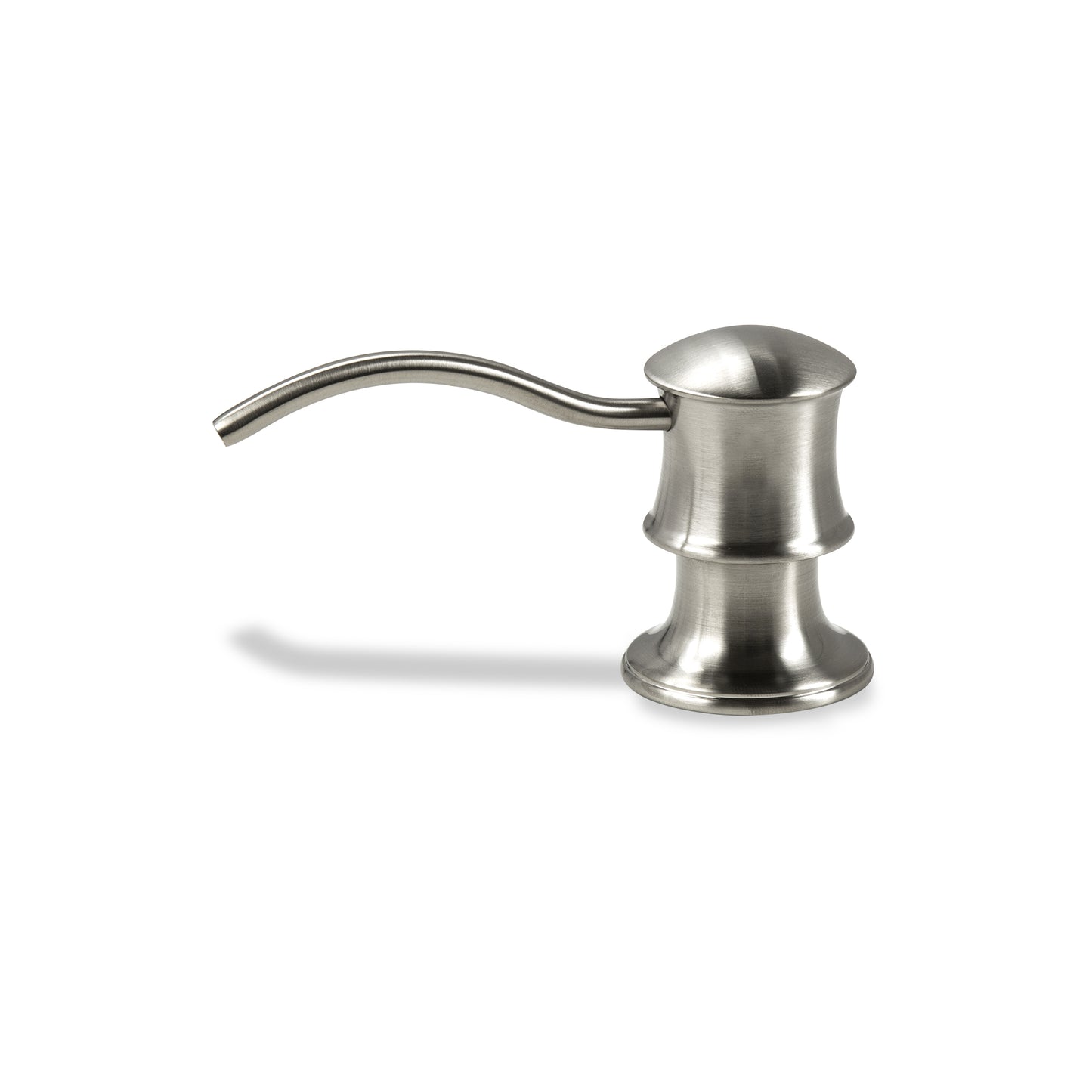 SC05-TB Countertop Deck-Mount Metal Soap and Lotion Dispenser in Brushed Nickel