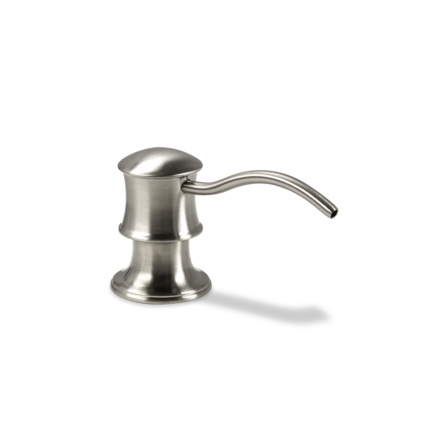 SC05-TB Countertop Deck-Mount Metal Soap and Lotion Dispenser in Brushed Nickel