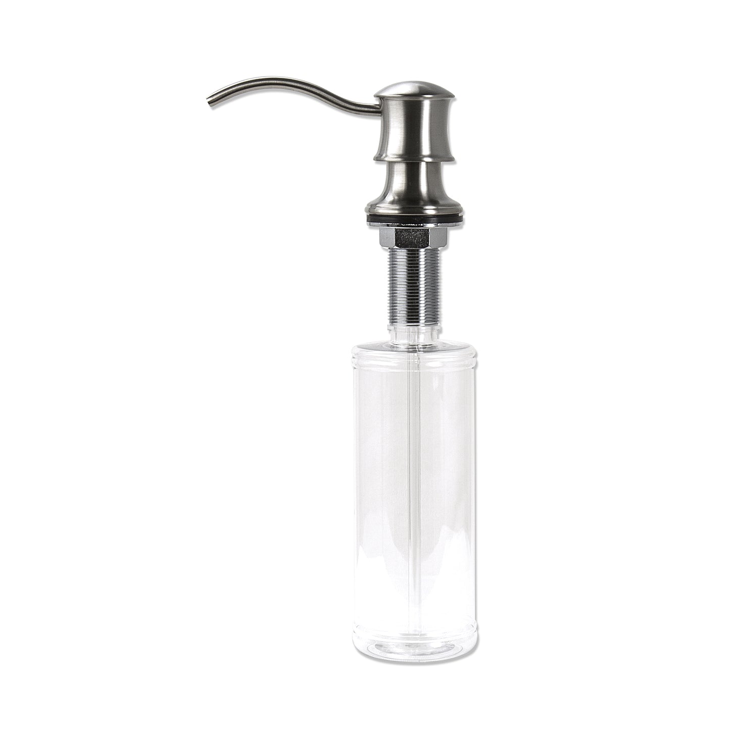 SC05-TB Countertop Deck-Mount Metal Soap and Lotion Dispenser in Brushed Nickel