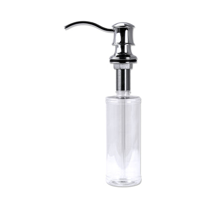 Countertop Deck-Mount Metal Soap and Lotion Dispenser in Chrome