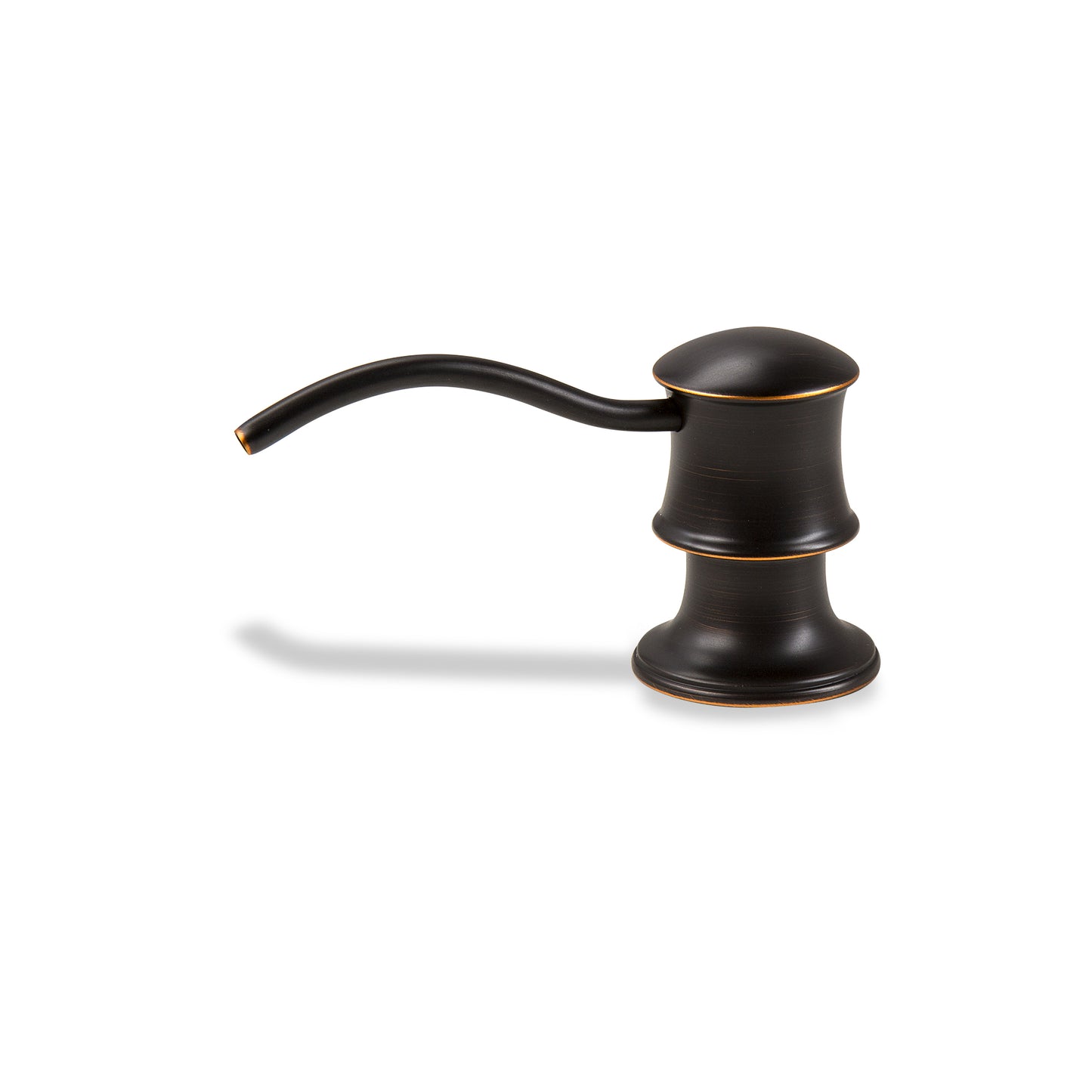 Countertop Deck-Mount Metal Soap and Lotion Dispenser in Oil Rubbed Bronze