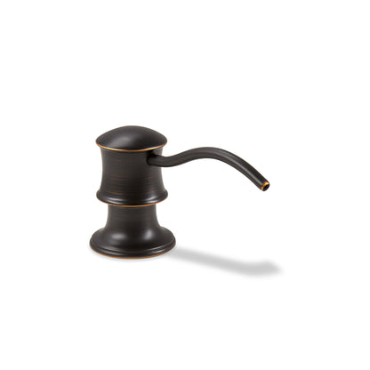 Countertop Deck-Mount Metal Soap and Lotion Dispenser in Oil Rubbed Bronze