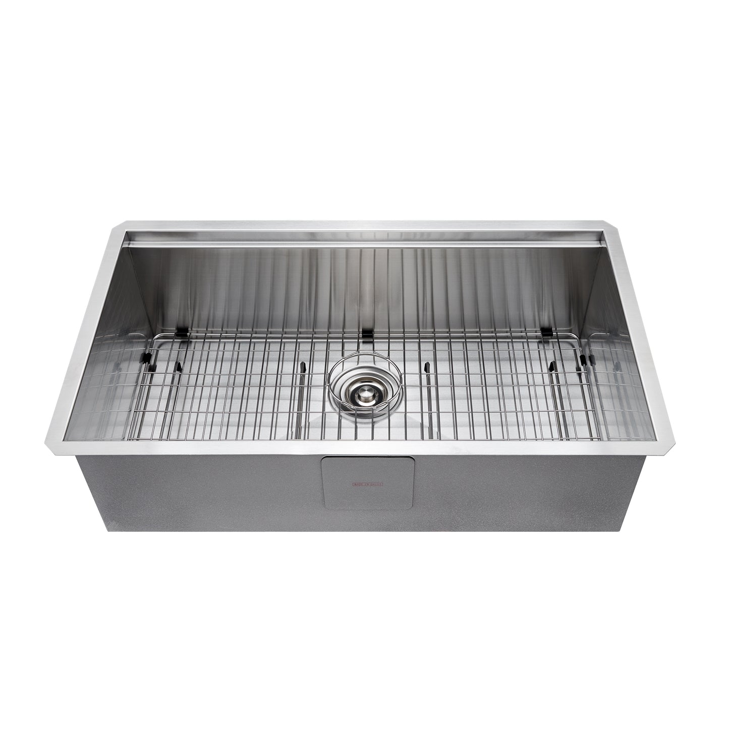 33 in. Undermount Single Bowl 16-Gauge Stainless Steel Workstation Kitchen Sink with Accessories