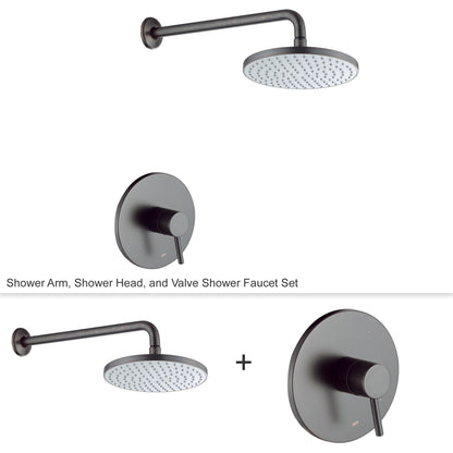 SS-B01-TO Single-Handle 1-Spray Shower Faucet with Valve in Oil Rubbed Bronze (Valve Included)