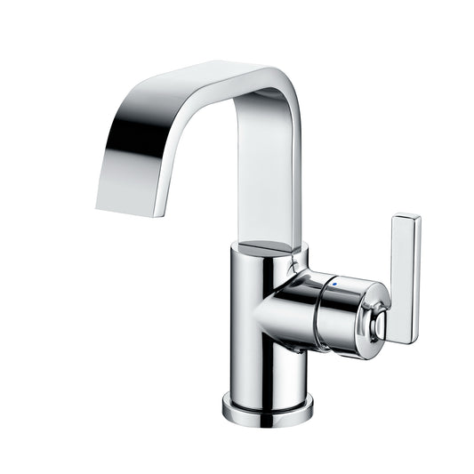 Raiden BSH14-SC Single Hole Single-Handle Bathroom Faucet with drain in Chrome