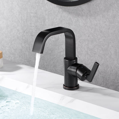 Raiden BSH14-SO Single Hole Single-Handle Bathroom Faucet with drain in Oil Rubbed Bronze