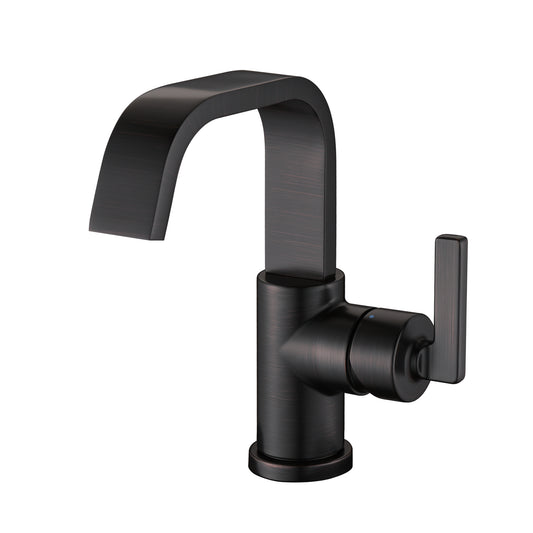 Single Hole Single-Handle Bathroom Faucet with drain in Oil Rubbed Bronze