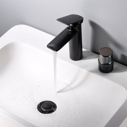 DS03-TO 1-1/2 in. Brass Bathroom and Vessel Sink Push Pop-Up Drain Stopper with No Overflow in Oil Rubbed Bronze