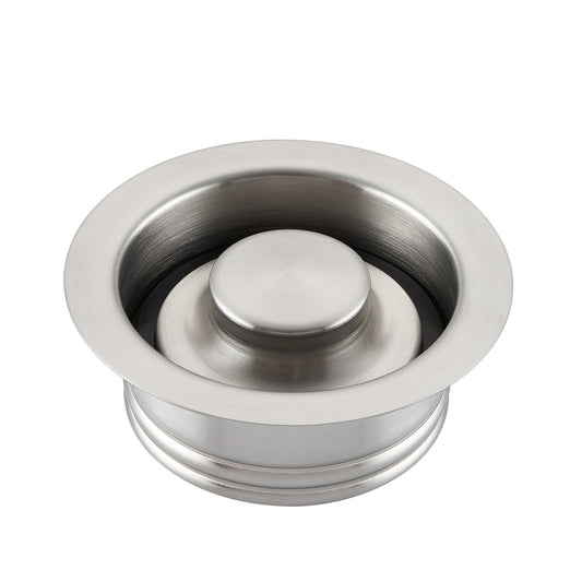 GD02-B Kitchen Sink Garbage Disposal Flange and Stopper in Brushed Stainless Steel