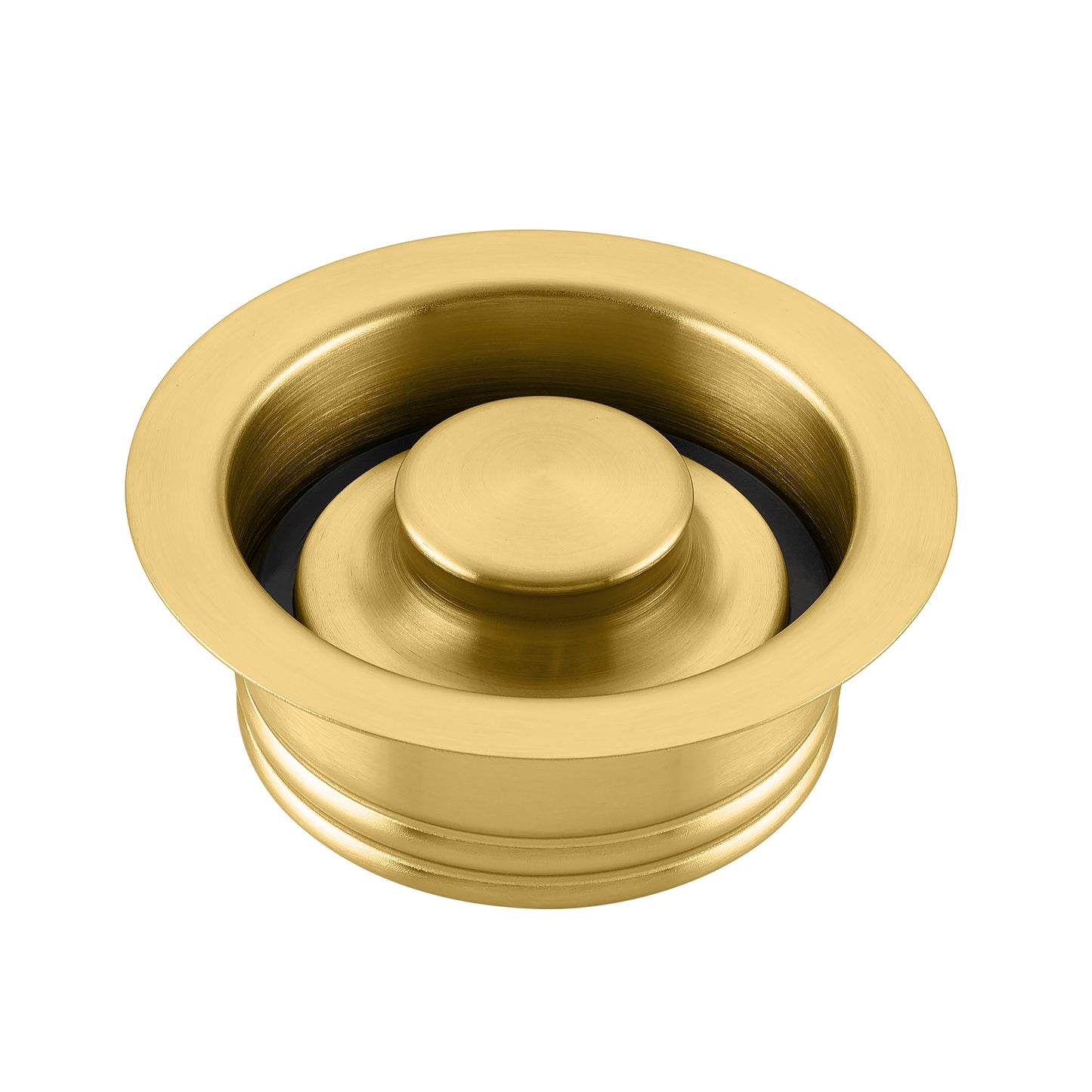 Kitchen Sink Garbage Disposal Flange and Stopper in Brushed Gold