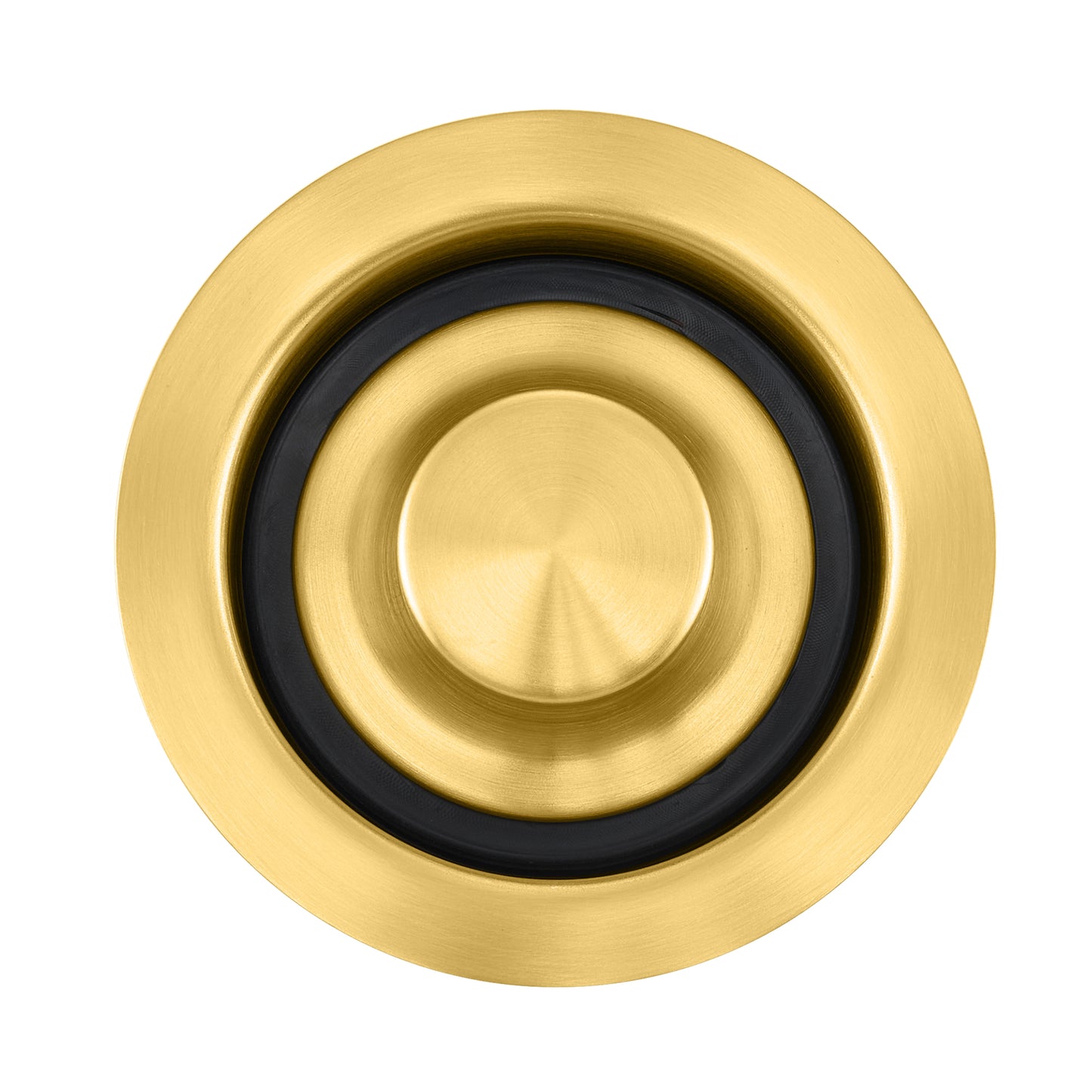 Kitchen Sink Garbage Disposal Flange and Stopper in Brushed Gold