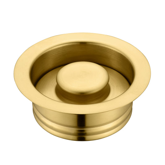 GD01-G Kitchen Sink Garbage Disposal Flange and Stopper in Brushed Gold