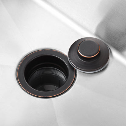 Kitchen Sink Garbage Disposal Flange and Stopper in Oil Rubbed Bronze