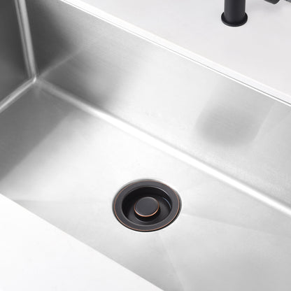 Kitchen Sink Garbage Disposal Flange and Stopper in Oil Rubbed Bronze