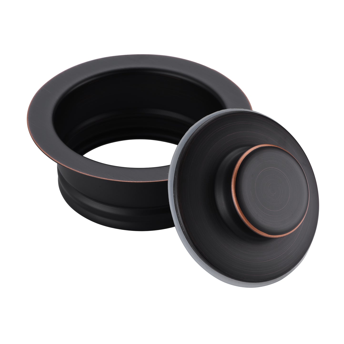 Kitchen Sink Garbage Disposal Flange and Stopper in Oil Rubbed Bronze