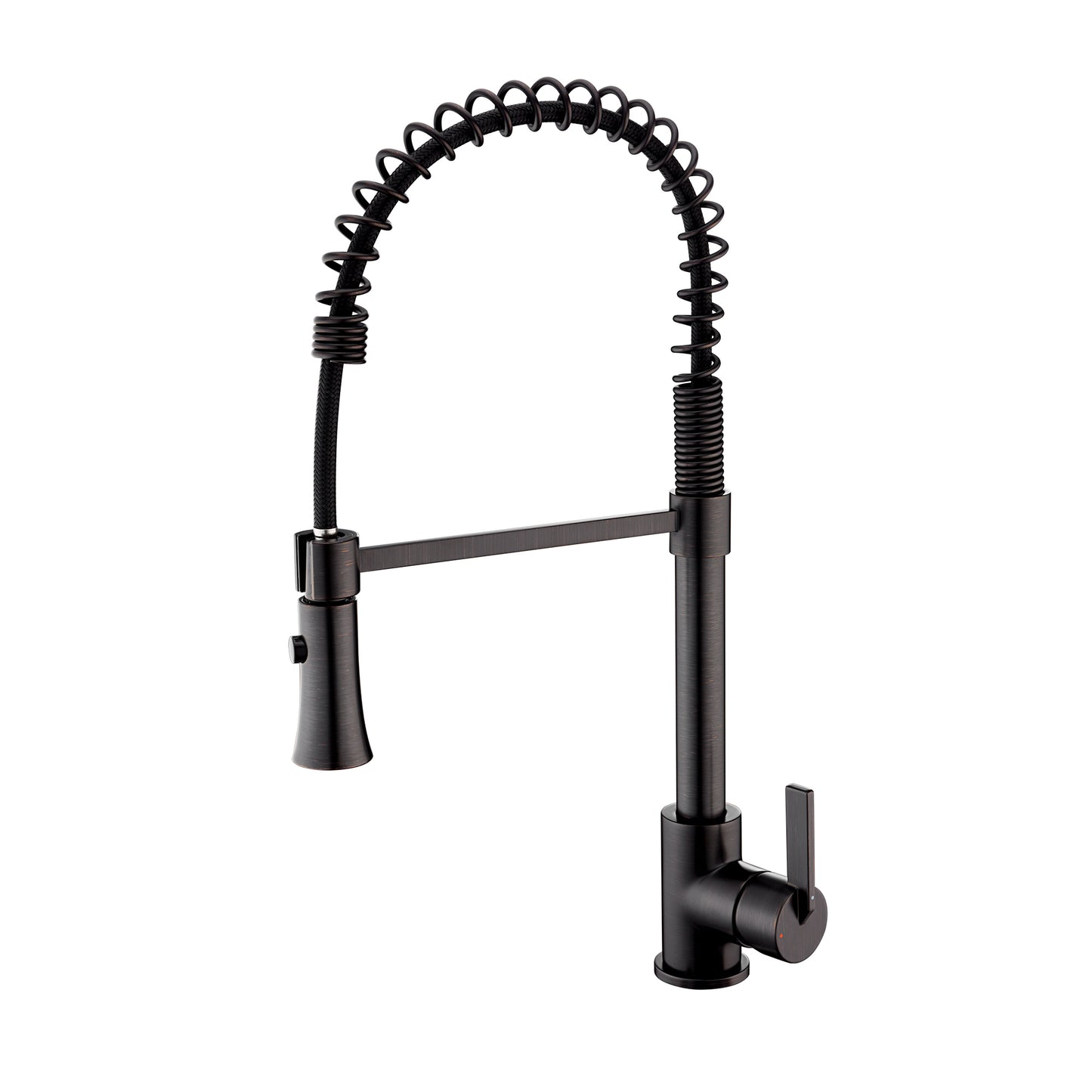 Single-Handle Pull-Down Sprayer Kitchen Faucet with 2-Function Sprayhead in Oil Rubbed Bronze