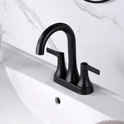 4 in. Centerset 2-Handle Bathroom Faucet in Oil Rubbed Bronze