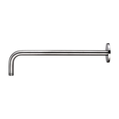 15 in. Shower Arm and Flange, Brushed Nickel