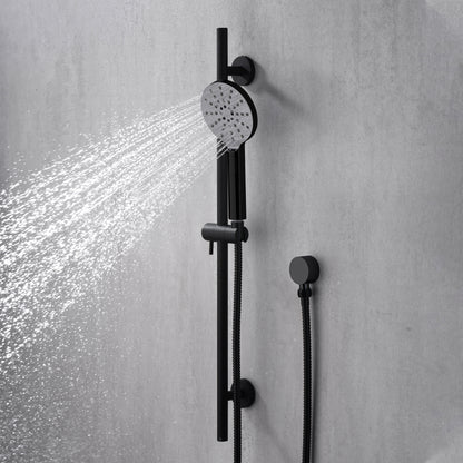 30 in. Adjustable Slide Bar for Handheld Showerheads in Matte Black