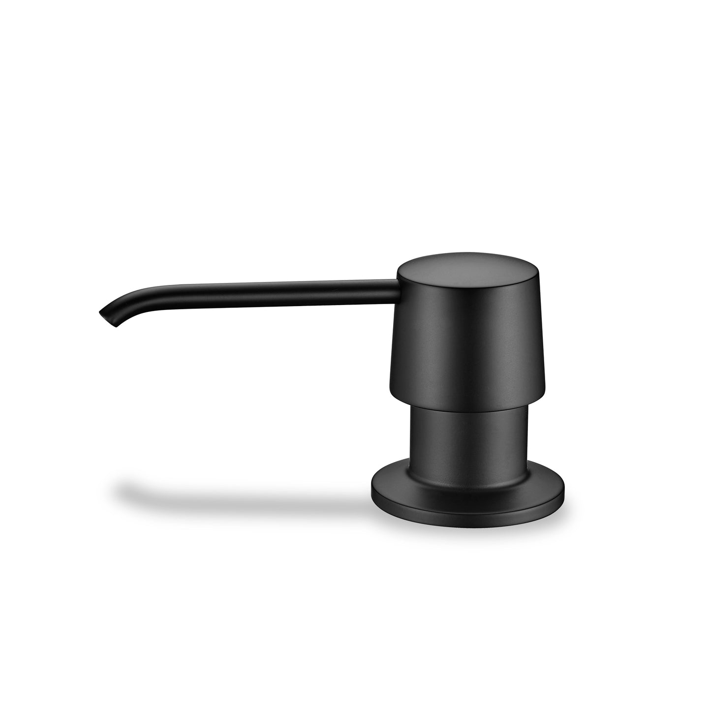 SC04-TM Countertop Deck-Mount Metal Soap and Lotion Dispenser in Matte Black