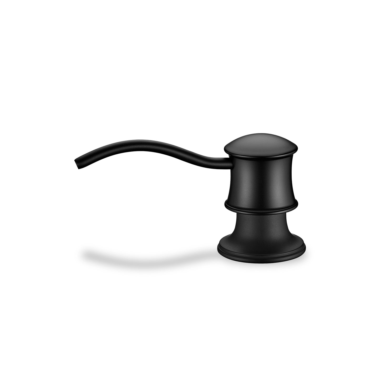 SC05-TM Countertop Deck-Mount Metal Soap and Lotion Dispenser in Matte Black