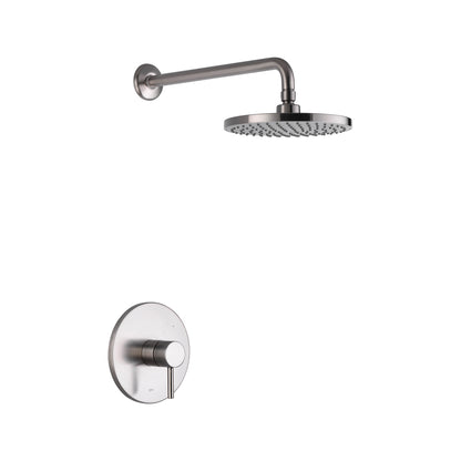 SS-B01-TB Single-Handle 1-Spray Shower Faucet with Valve in Brushed Nickel (Valve Included)