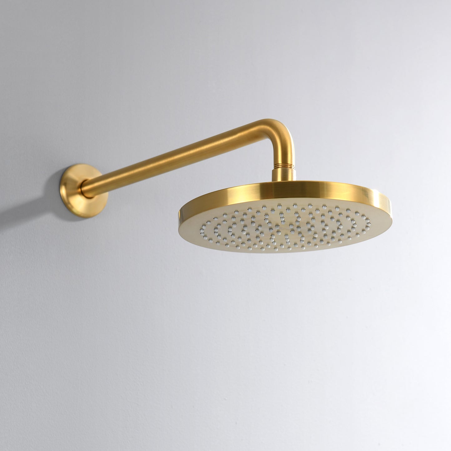 Single-Handle 1-Spray Tub and Shower Faucet 1.8 GPM with Valve in Brushed Gold (Valve Included)