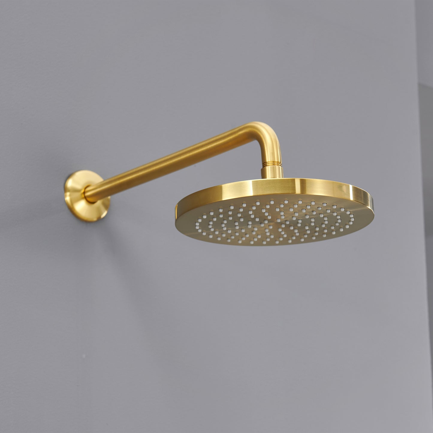 SS-D02-TG Single-Handle 3-Spray 24 in. Wall Bar Shower Faucet Kit with Hand Shower in Brushed Gold (Valve Included)