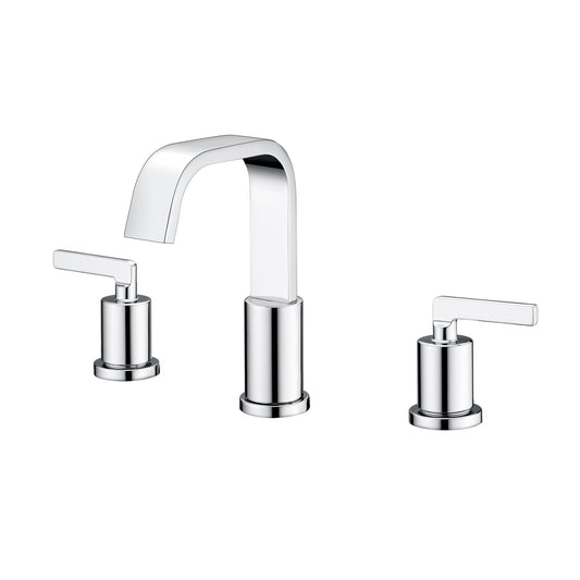 WSP04-TC Contemporary 8 in. Widespread 2-Handle Bathroom Faucet in Chrome