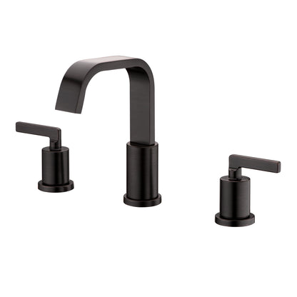 Contemporary 8 in. Widespread 2-Handle Bathroom Faucet in Oil Rubbed Bronze