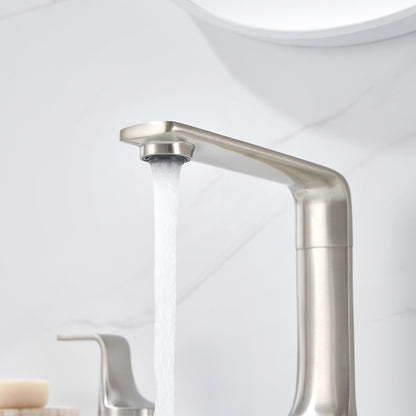 Varen 8 in. Widespread 2-Handle Bathroom Faucet in Brushed Nickel