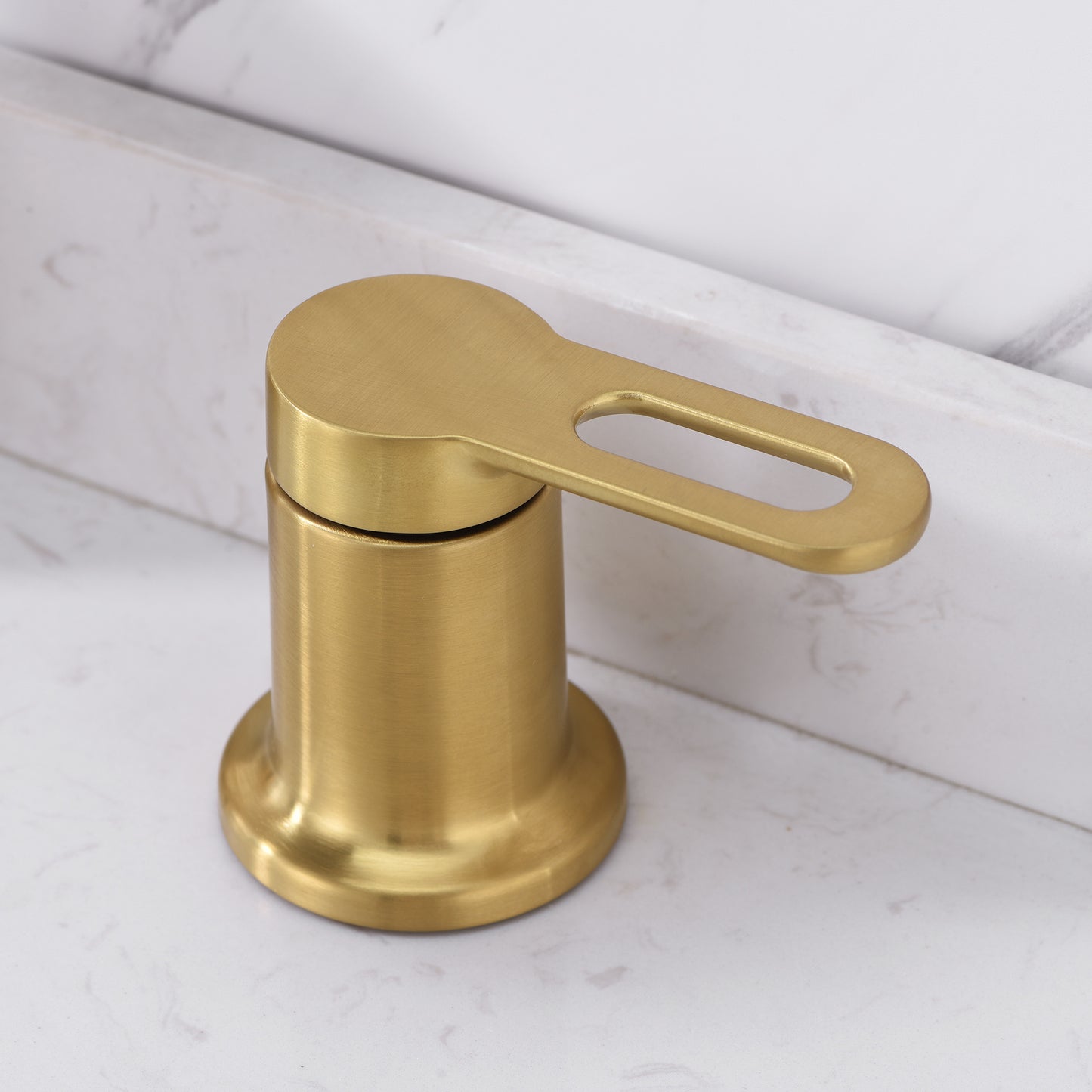 Waterfall 8 in. Widespread 2-Handle Bathroom Faucet in Brushed Gold