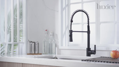 Single-Handle Pull-Down Sprayer Kitchen Faucet with 2-Function Sprayhead in Oil Rubbed Bronze